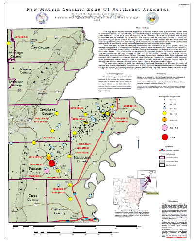 New Madrid Seismic Zone of Norhteast Arkansas