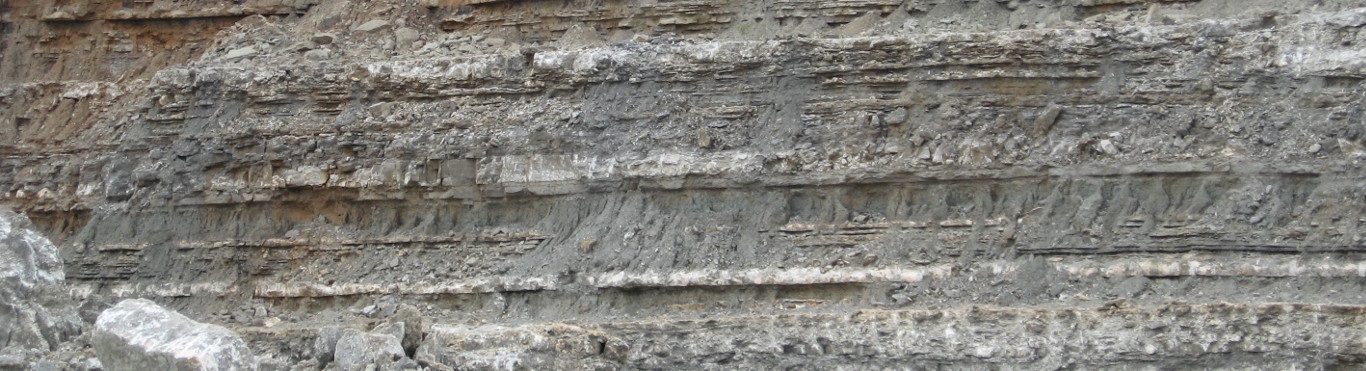 Third slide Cretaceous Geological Mapping, gypsum-quarry