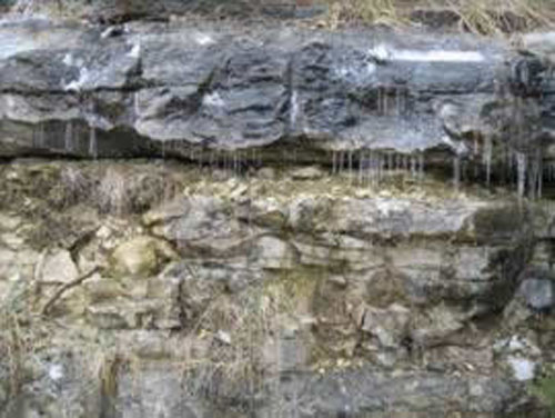 Cliffy Sandstone above the Powell formation